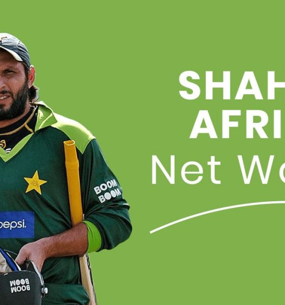 Shahid Afridi Net Worth